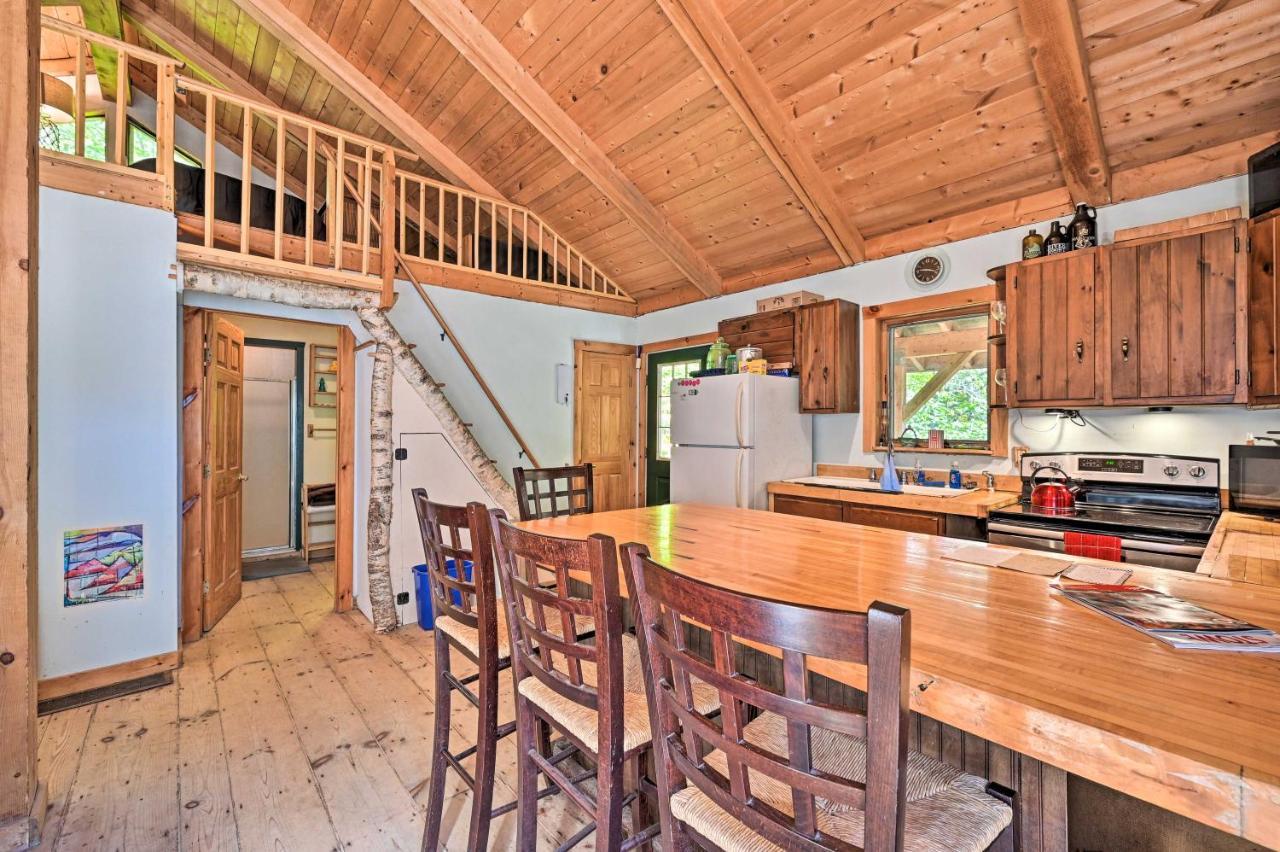 Remote Cabin With Fire Pit 3 Miles To Stowe Mtn! מראה חיצוני תמונה